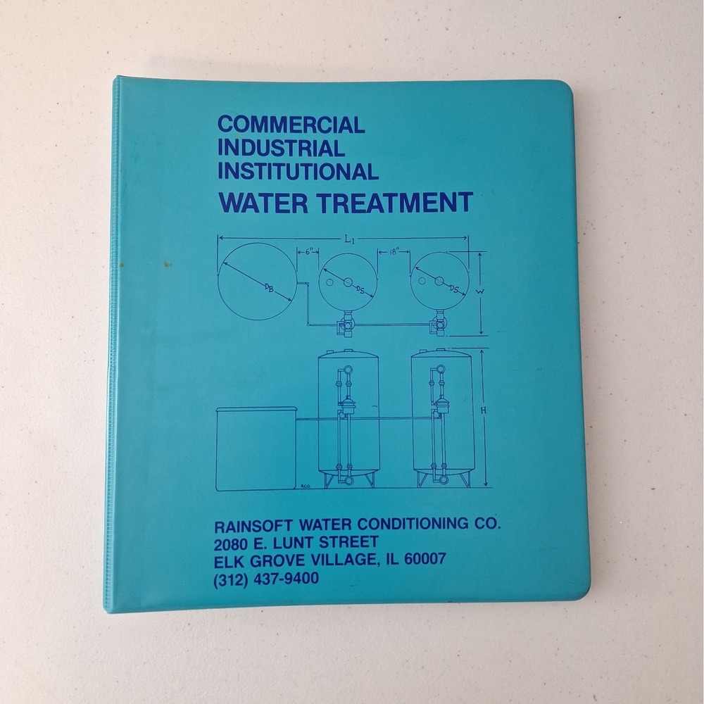 Vtg 1980 Elk Grove Village IL Water Treatment Engineer Catalog Photo Invoice Lot